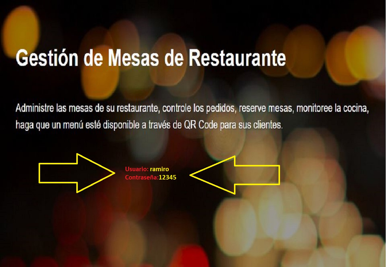 Vista previa sistema restaurantes